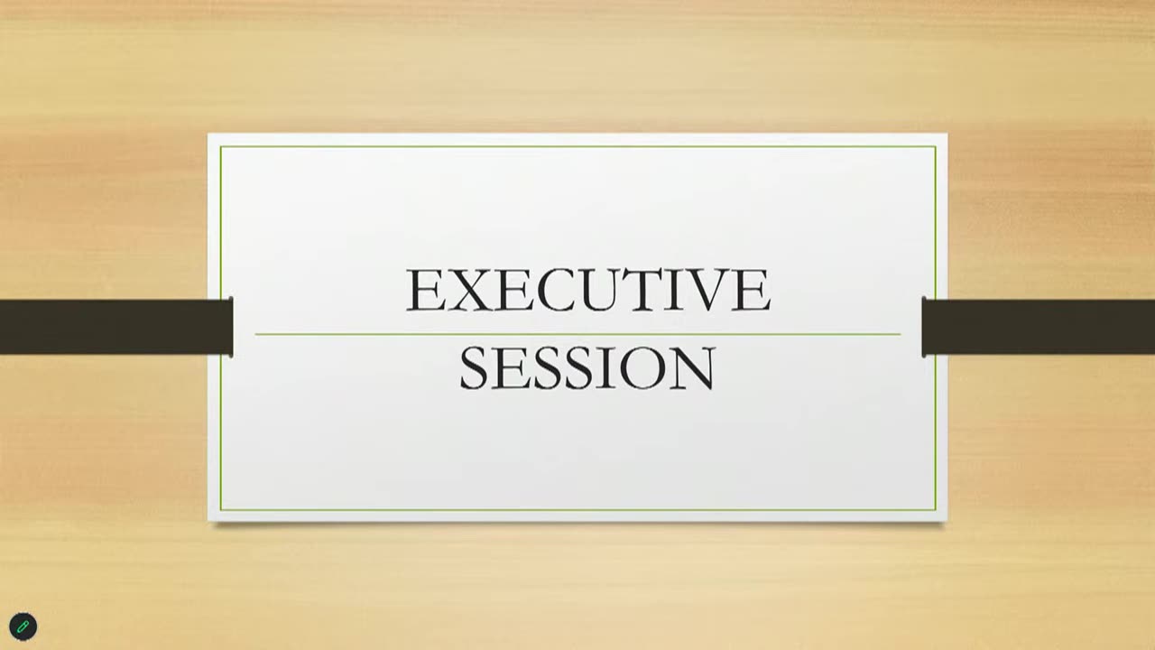 Executive Session title slide