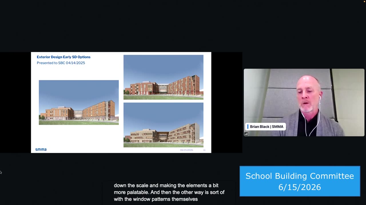 Early schematic design exterior renderings