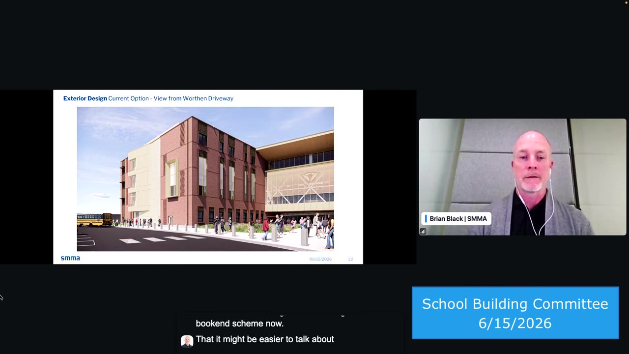 Current exterior option: view from Worthen Driveway