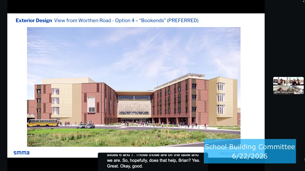 Preferred Bookends exterior design rendering
