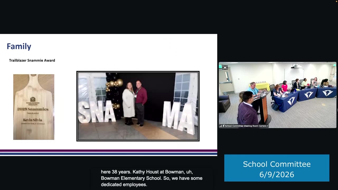 Trailblazer Snammie Award slide