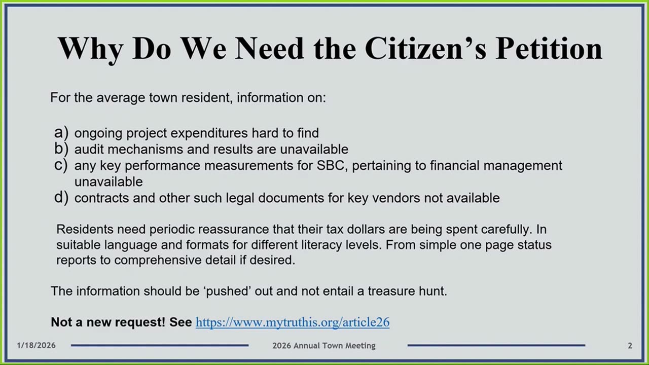 Why Do We Need the Citizen’s Petition slide