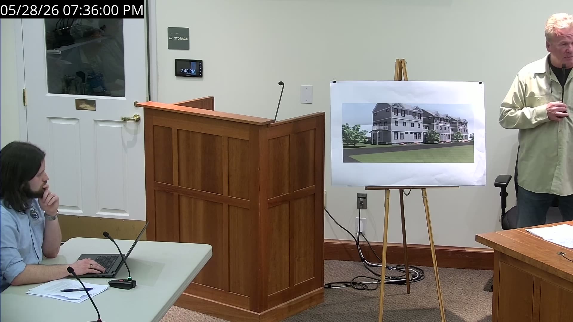 Architectural rendering of multi-unit residential building
