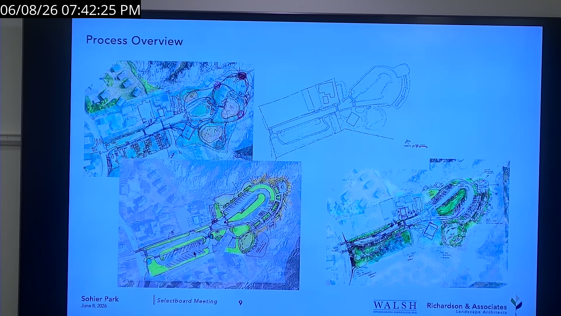 Sohier Park site plans and process overview slides