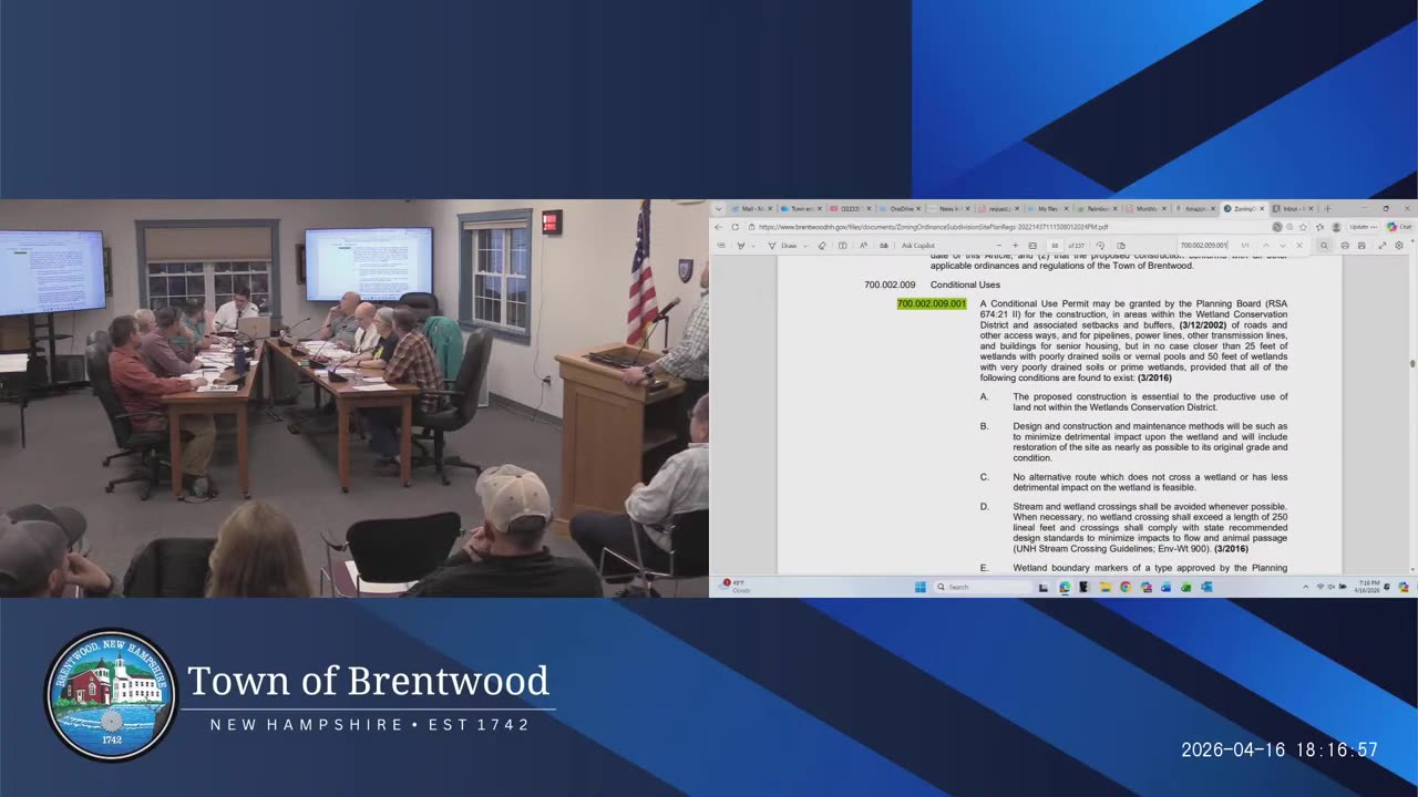 Zoning ordinance text on conditional uses