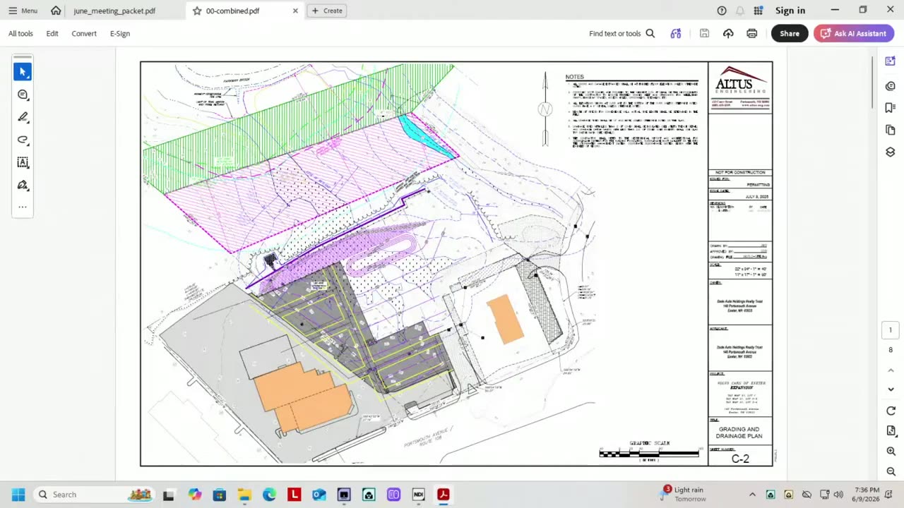 Grading and Drainage Plan C-2