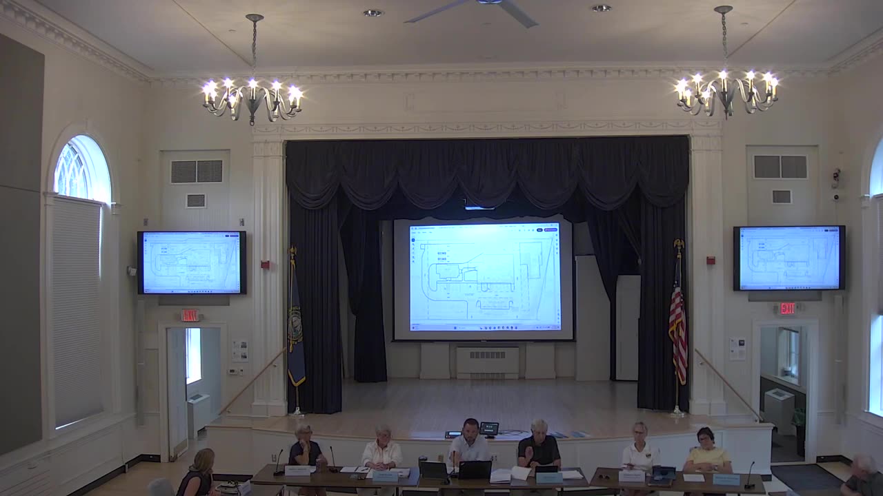 Clear architectural floor plan on main screen