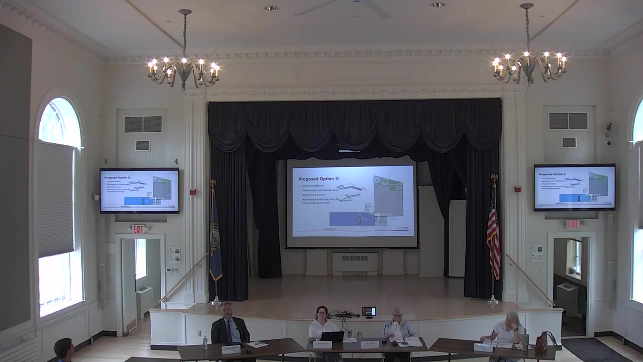 Proposed Option 3 site plan and additions