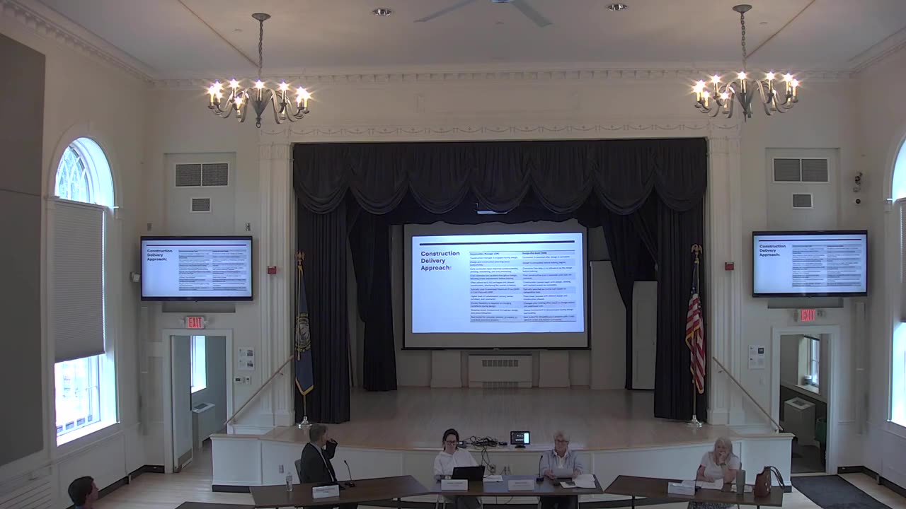 Construction Delivery Approach slide