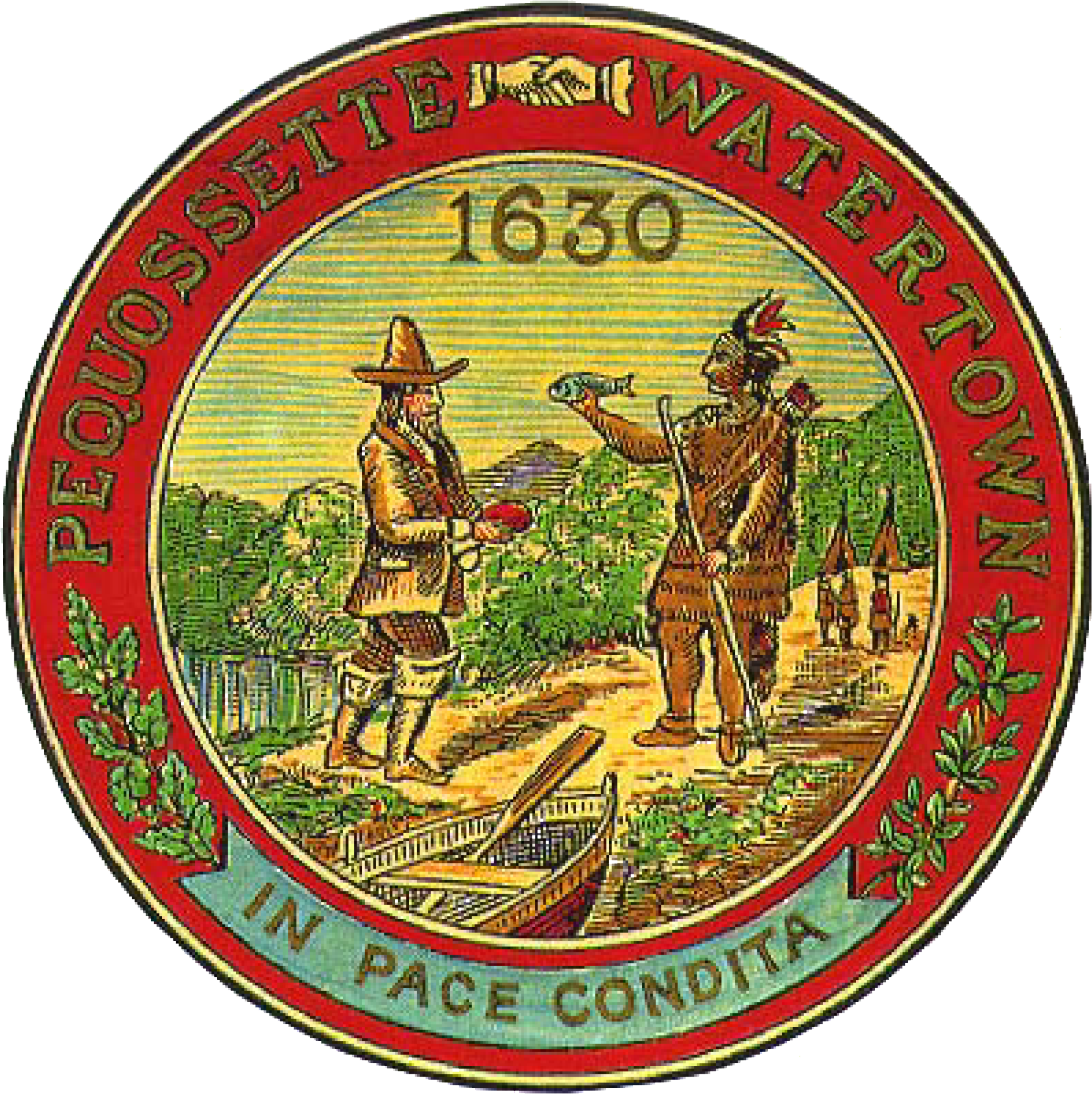 Town seal of Watertown